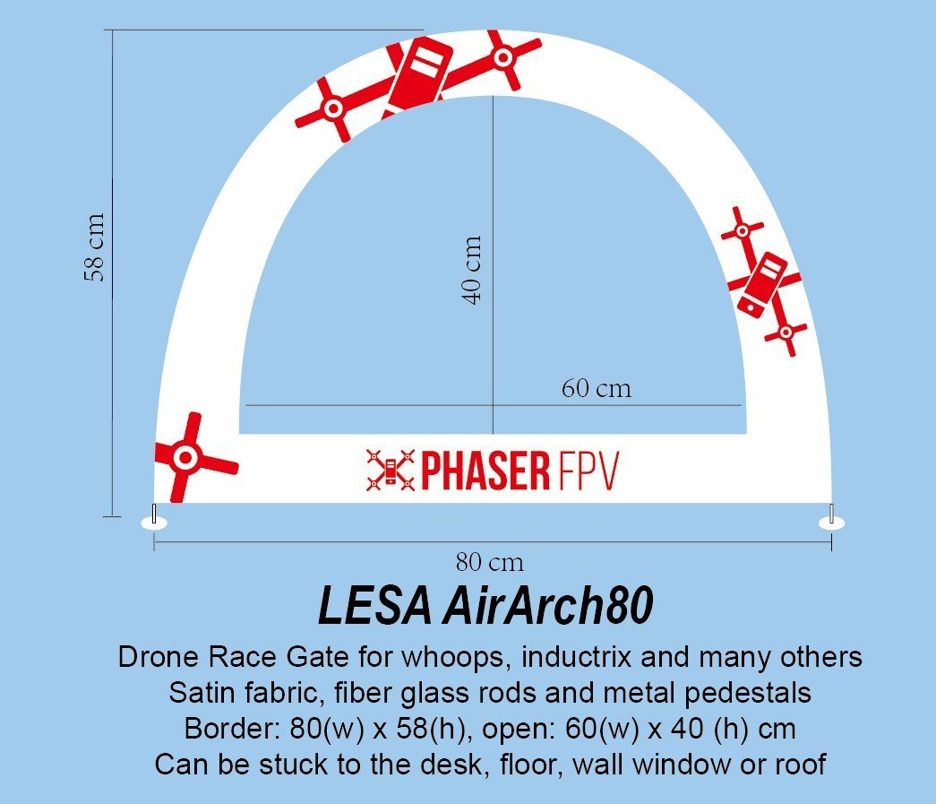 Air Arch 80 Indoor Tiny Whoop Gate Designed By Lesa - Phaser FPV