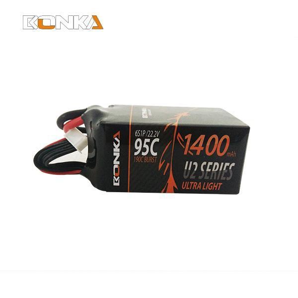Bonka 1400mAh 6S 22.2V 95C Lipo Battery BKU2-1400/95-6S - Phaser FPV