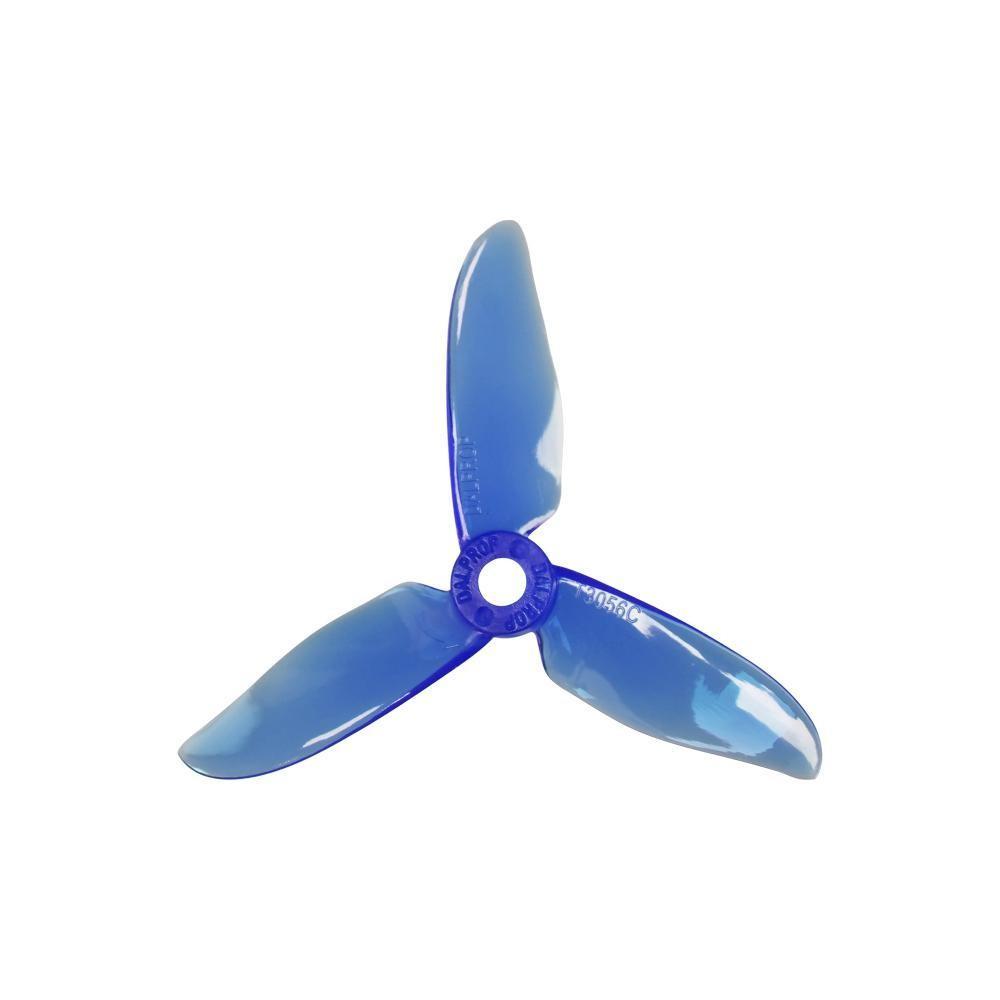 Dal Prop Cyclone Tri Blade T3056c 3 Inch Propellers 1 Pack (4 Pieces)  MR1394 Crystal Blue