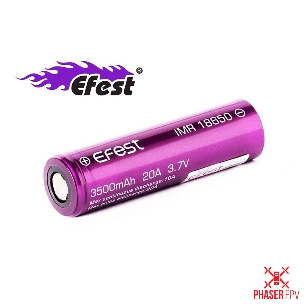 Efest IMR 18650 3500mAh  10A/20A Lithium Li-Ion Rechargeable Battery (2pc)