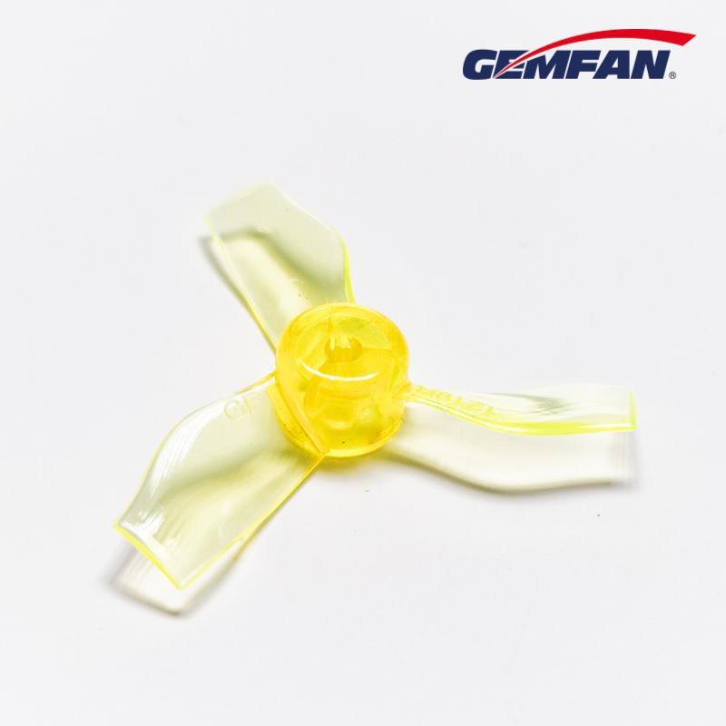 Gemfan 1219-3 31mm 3 Blade (1mm shaft)(8Pcs) Durable Tiny Whoop Props Clear Yellow