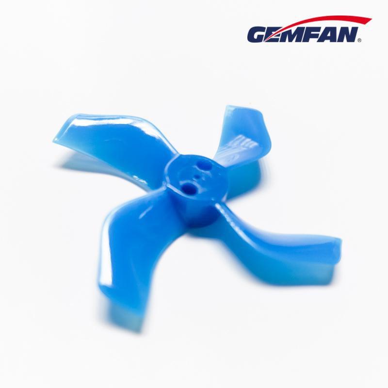Gemfan 1636-4 40mm 4 Blade (1.0mm shaft)(8Pcs) Durable Tiny Whoop Props Clear Blue
