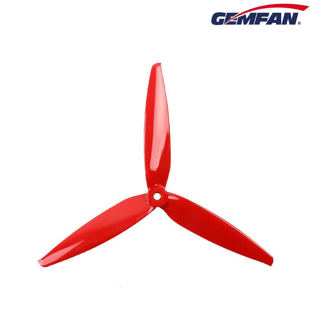 Gemfan Flash Durable 7040 3 Blade Propellers (Set of 4) Ferrari Red