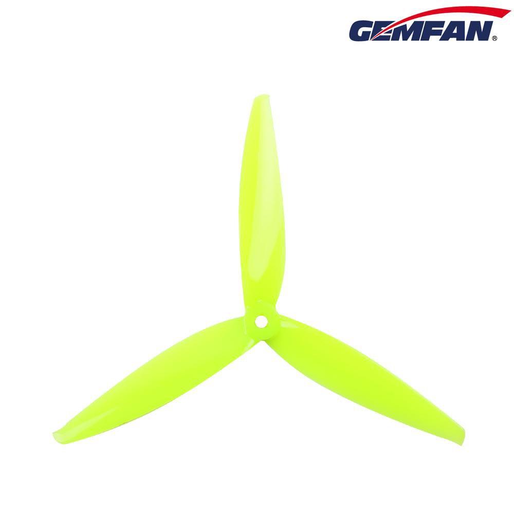 Gemfan Flash Durable 7040 3 Blade Propellers (Set of 4) Yellow