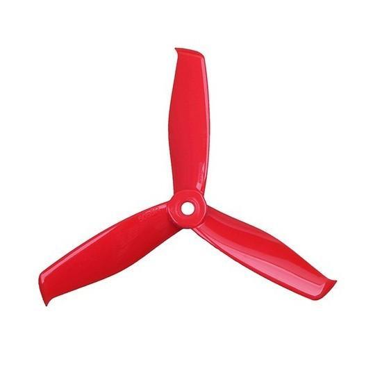 Gemfan Hulkie Durable Tri Blade 5055S Propellers CW/CCW 1 Pack (4 Pieces) Ferrari Red