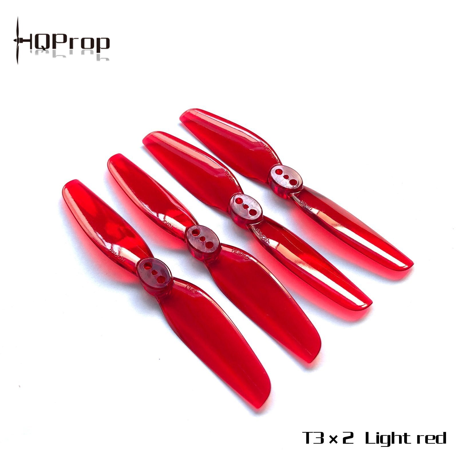 HQ Durable Prop T3X2（2CW+2CCW)-Poly Carbonate Red
