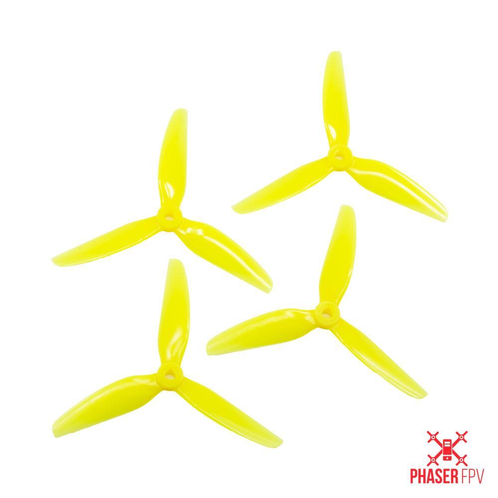 HQ Prop 5.1x4.1x3 Propellers 1 Pack (4 Pieces) Yellow