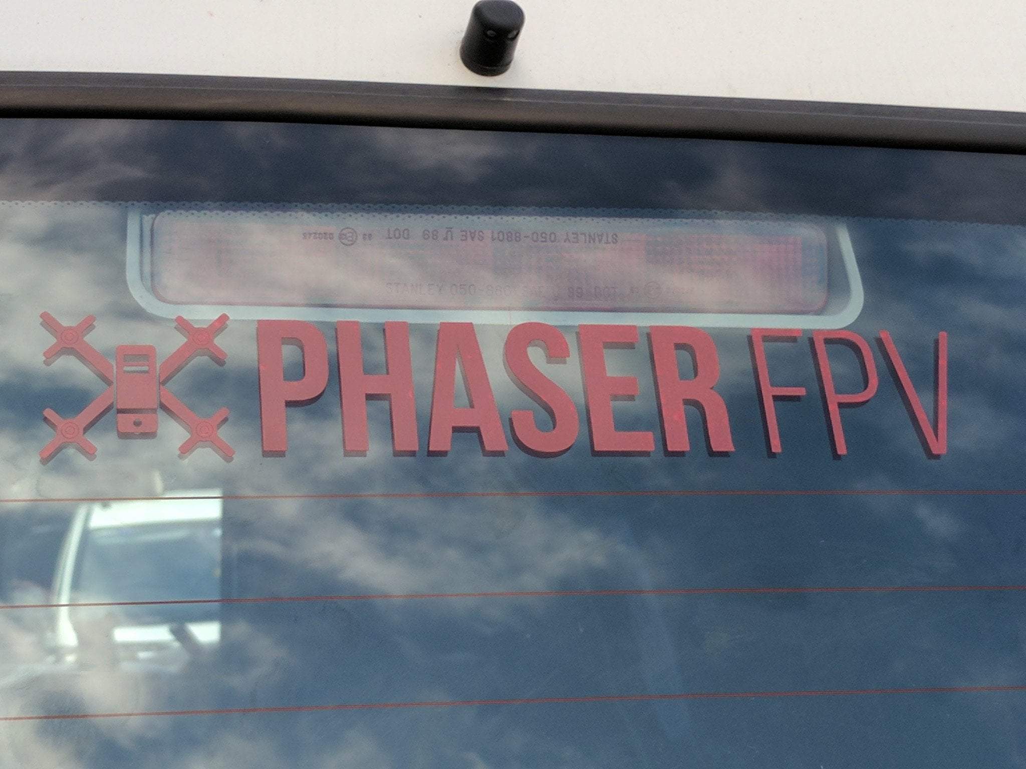Phaser FPV Transfer Stickers 300mm x 50mm