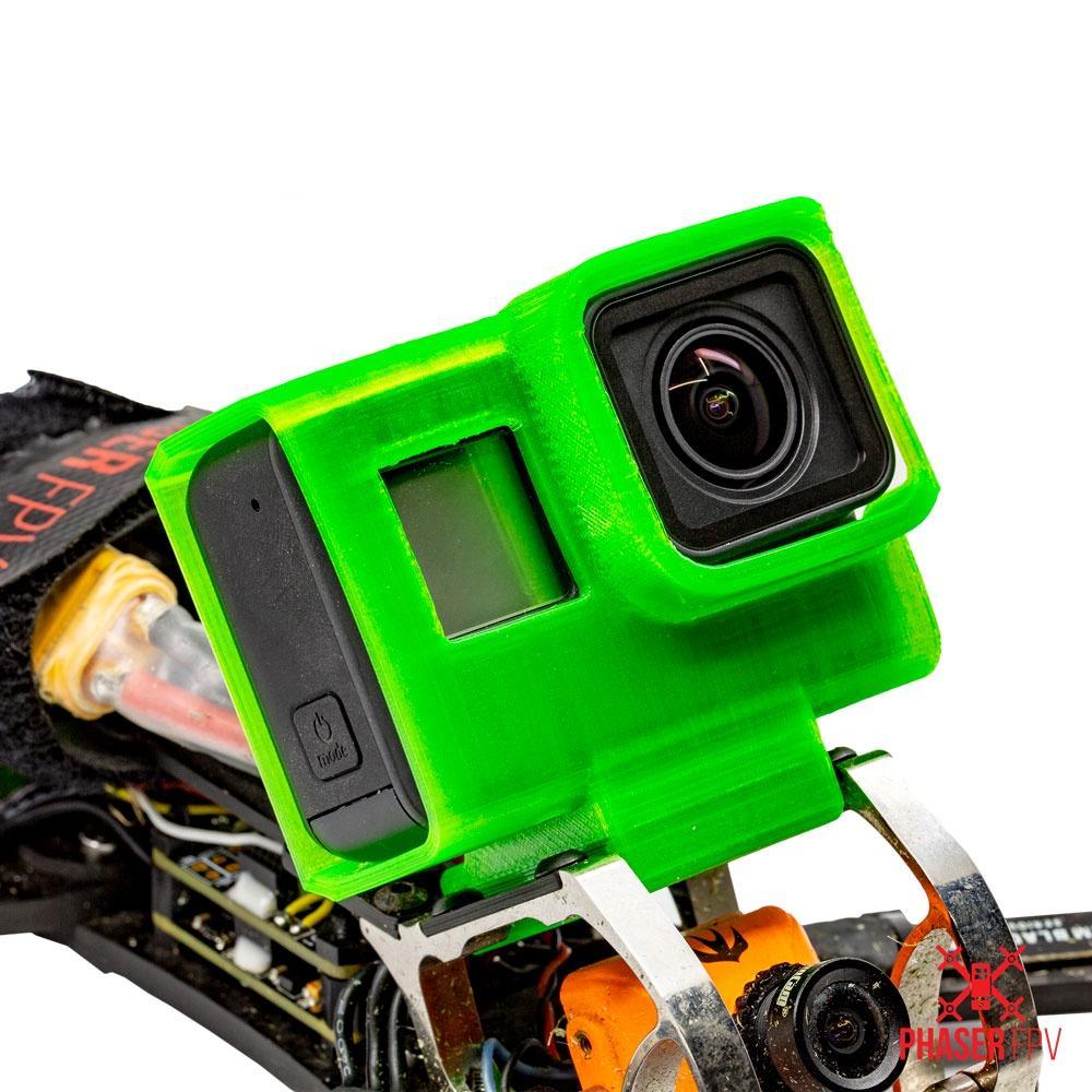 Phaser3D Rooster GoPro Hero Side Load Mount Black