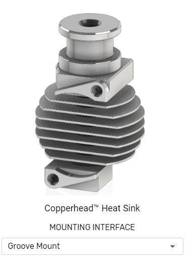 Slice Engineering Copperhead Heat Sink