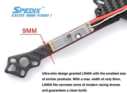 SPEDIX LS40 Slim 40A 3-6S Blheli_32 M4-32bit F4 Core Brushless ESC