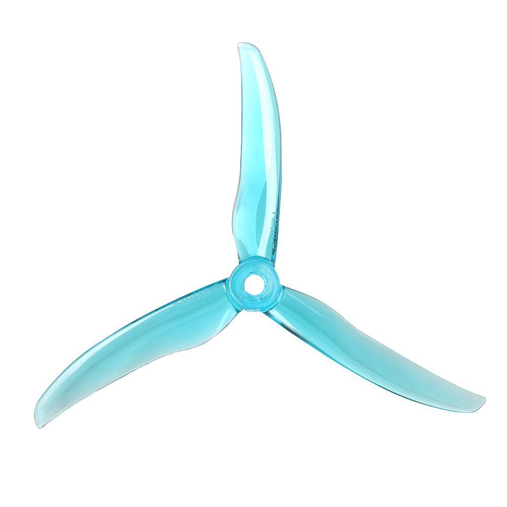 T-Motor T5143s Tri Blade Propellers CW/CCW (4 Pieces) Clear Blue