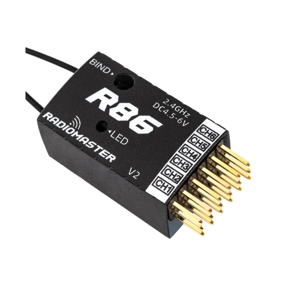 RadioMaster R86 V2 FrSky D8/D16/SFHSS Compatible PWM Receiver